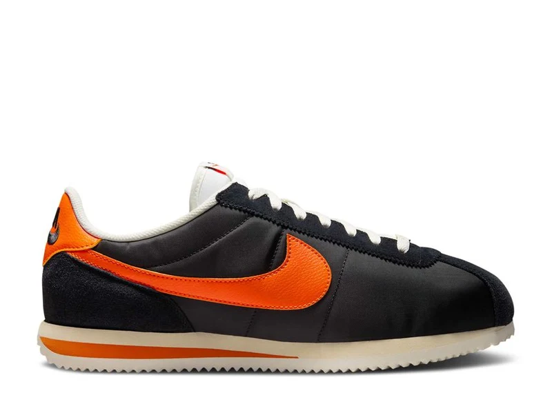 Nike Cortez TXT Black Sail Safety Orange 44.5 EU