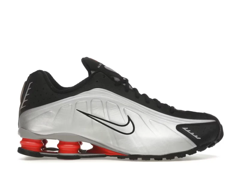 Nike Shox R4 Black Metallic Silver 41 EU