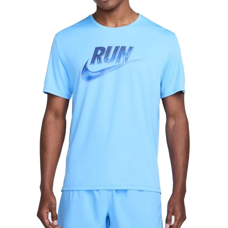 Camiseta Nike Run Energy Masculina Azul BLUE - GG