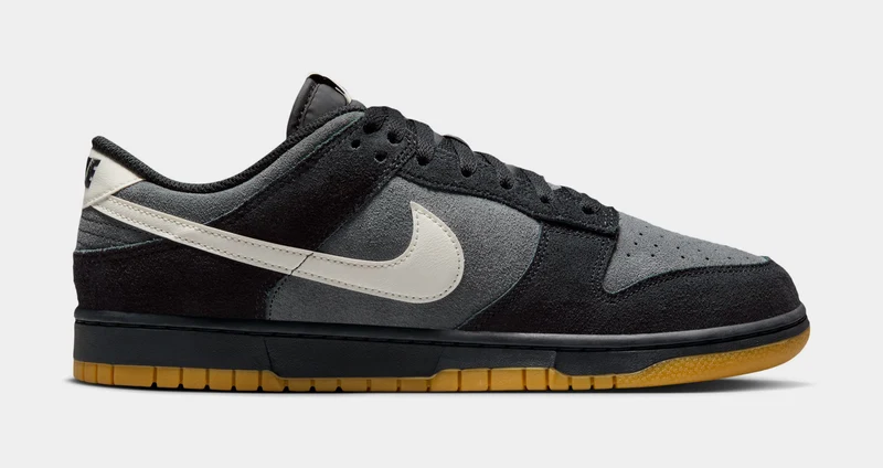 Dunk Low Mens Lifestyle Shoes (Black/Grey/Gum) 14
