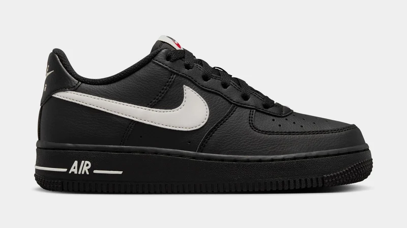 Air Force 1 Low Grade School Lifestyle Shoes (Black/Phantom) 5Y
