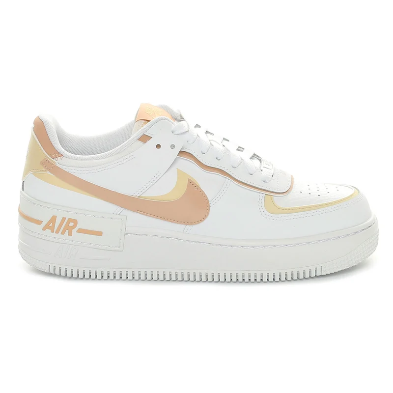 Sneakers Donna Nike Air Force 1 Shadow Bianco Beige 39