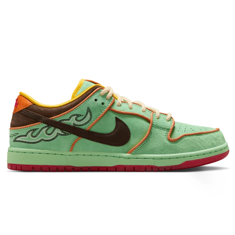 Nike SB Dunk Low Rodeo Skateboard Shoe - Tourmaline/Baroque Brown-Monarch M 6 / W 7.5