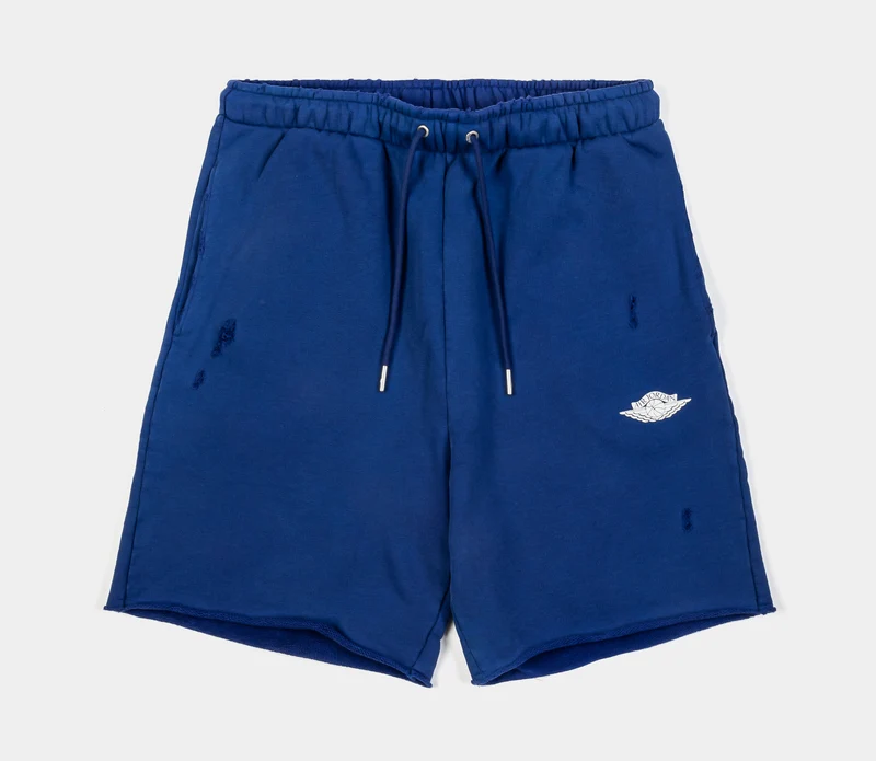 Rare Air Fleece French Terry Mens Shorts (Deep Royal/Sail) 2XL