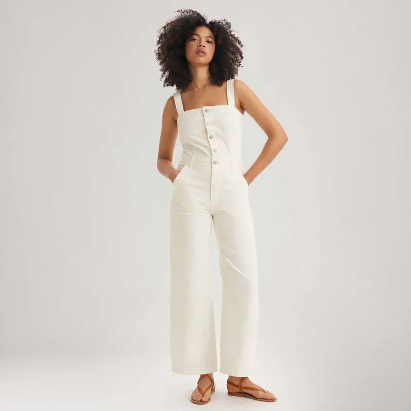 Macacão Jeans Levi's® Drea Branco L USA | G BR