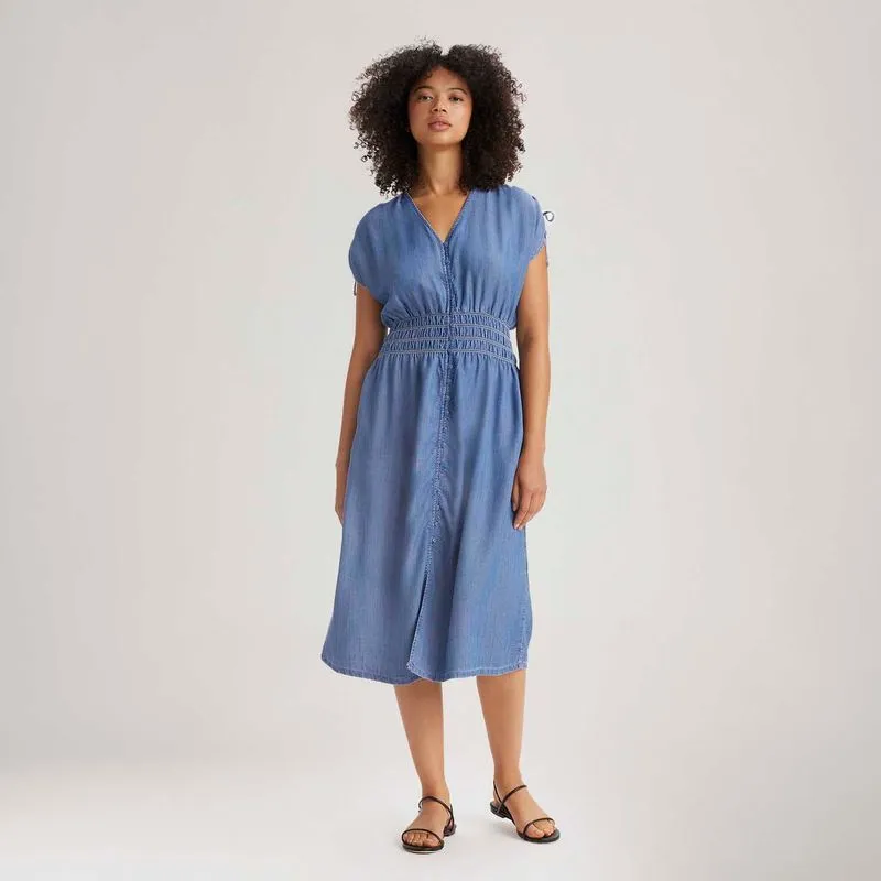 Vestido Levi's® Betty Midi Lavagem Clara XL USA | GG BR