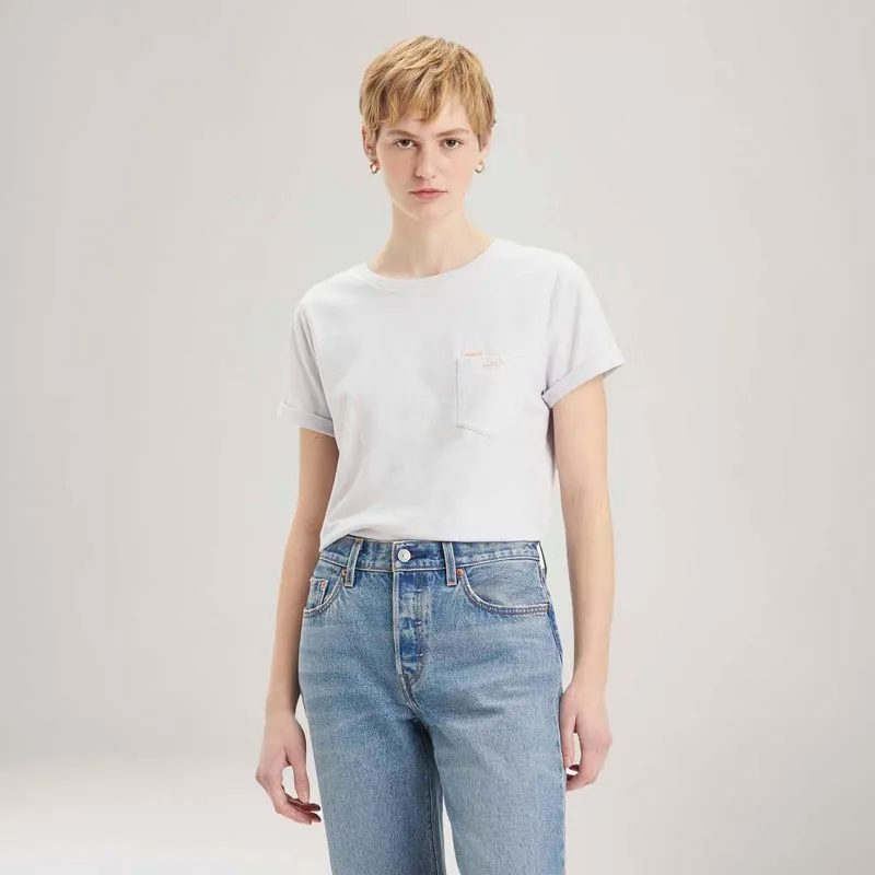 Camiseta Levi's® Margot Pocket Roxo Manga Curta L USA | G BR