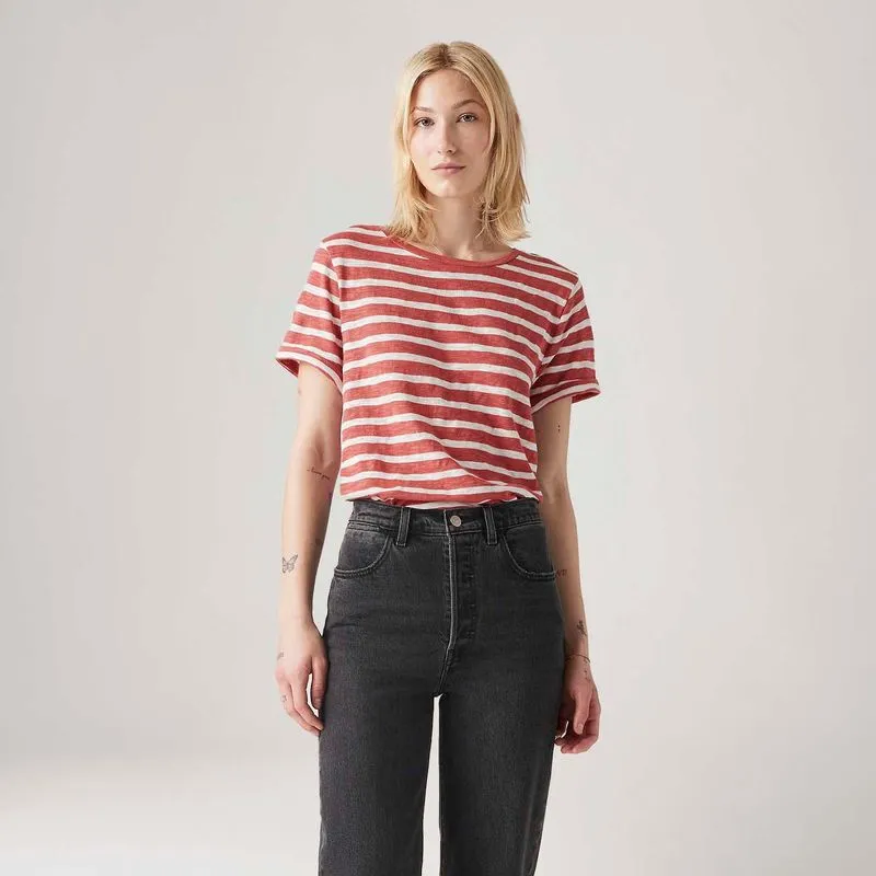 Camiseta Levi's® Margot Vermelha Manga Curta S USA | P BR