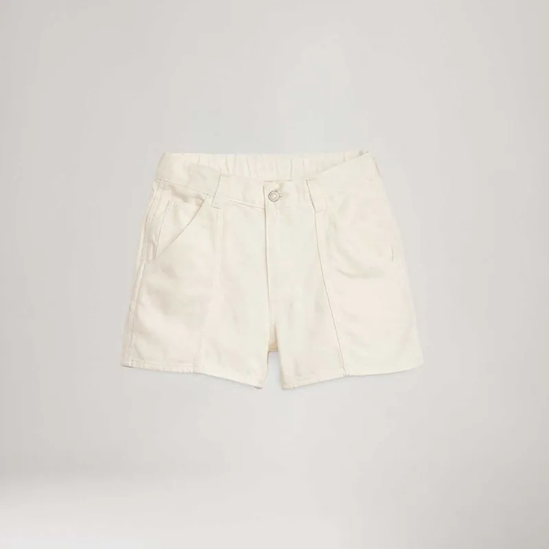 Short Jeans Levi's® FW Baggy Carpenter Branco Final hour dx hs 26 USA | 37 BR