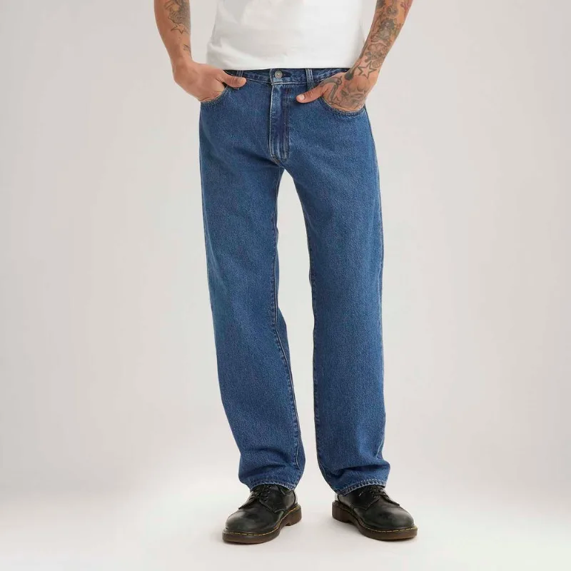 Calça Jeans Levi's® 555® Relaxed Straight Preta Calça Jeans Levi's® 555® Relaxed Straight Lavagem Média 34X32 USA | 44 BR