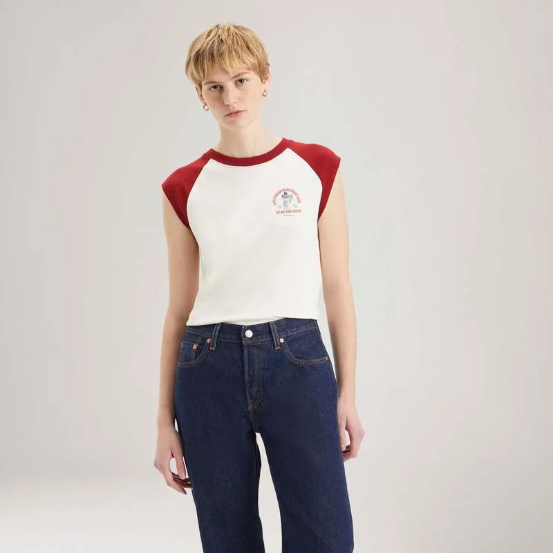 Camiseta Levi's® Graphic Anywear Tank Manga Curta S USA | P BR