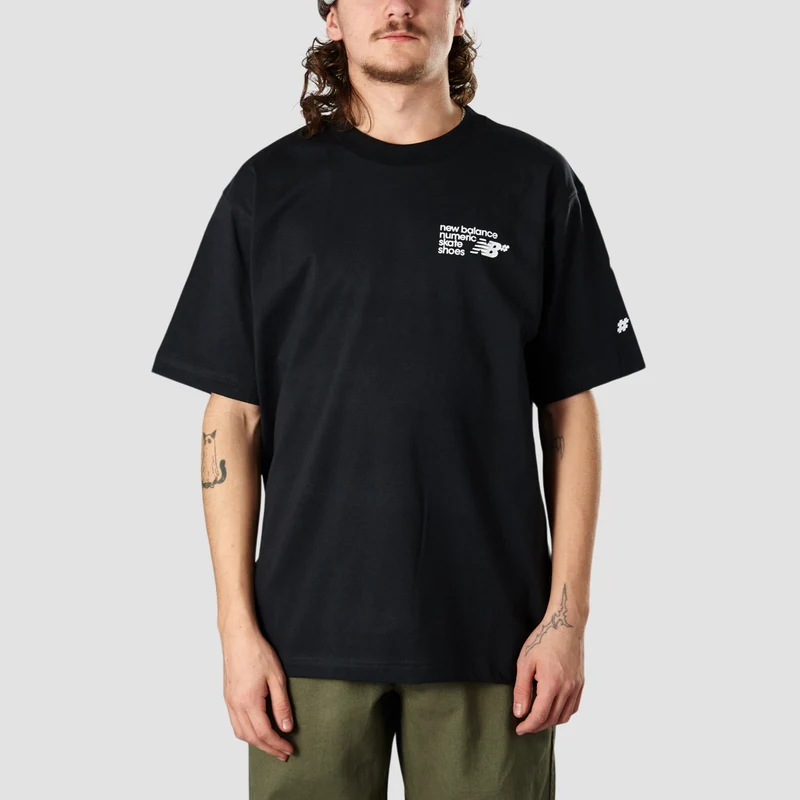 New Balance Small Logo T-Shirt Black Large / Black
