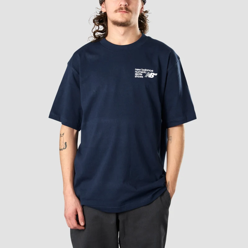 New Balance Small Logo T-Shirt Navy X-Large / Navy