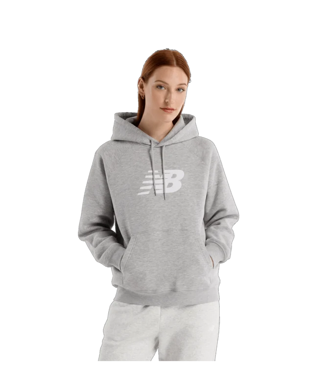 New Balance Women's Sport Fleece Logo Hoodie Dragon Berry / S