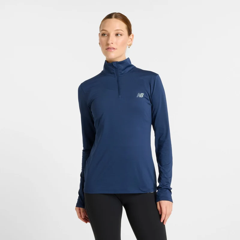 New Balance Women's Sport Quarter Zip NB Navy / S