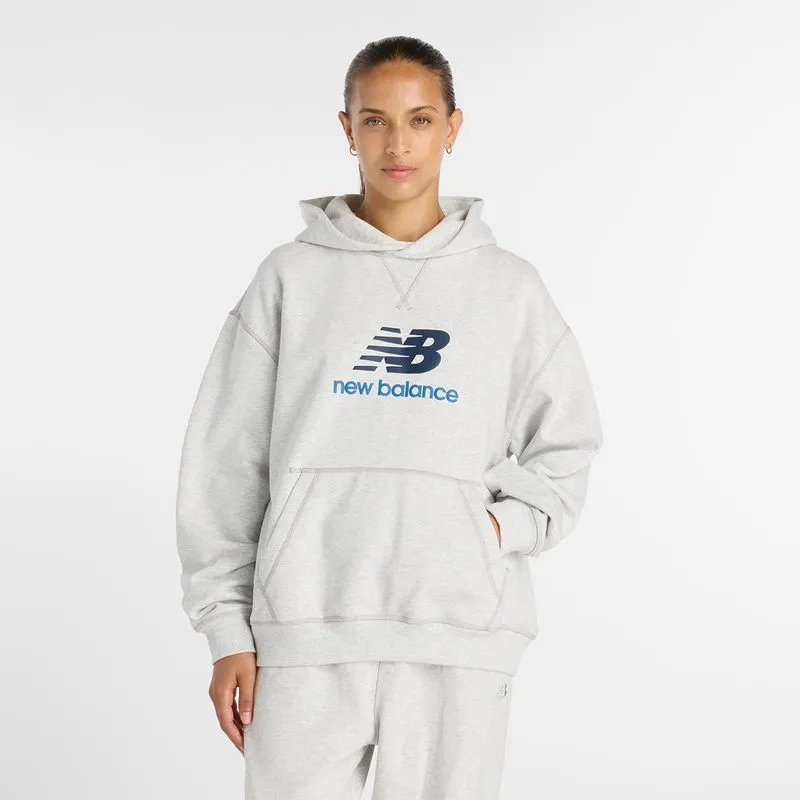 Casaco Com Capuz Athletics Logo Feminino G