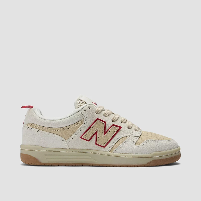 New Balance x Chocolate Numeric 480 V1 Shoes - Sea Salt/Red 9uk / Sea Salt/Red