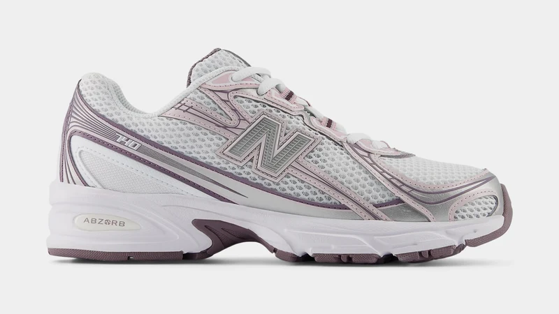 740 Mens Running Shoes (Pink/White) 4