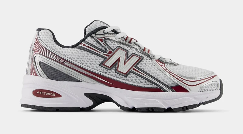 740 Mens Running Shoes (White/Red) 6
