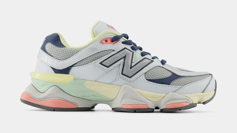 9060 Mens Lifestyle Shoes (Grey/Yellow/Navy) 11.5