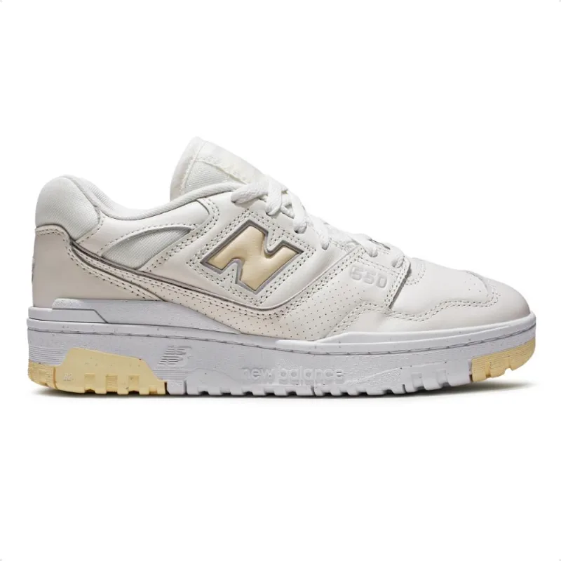 Tenis New Balance 550 Feminino 40 / Bege / Amarelo