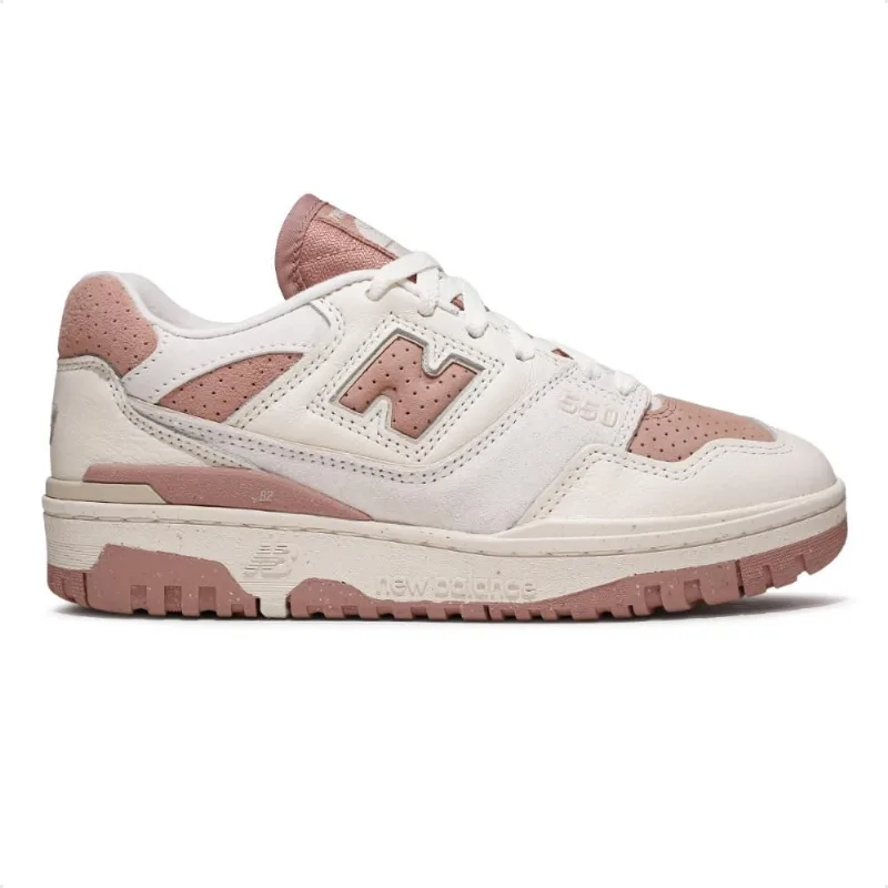Tenis New Balance 550 Feminino 39 / Bege / Rosa