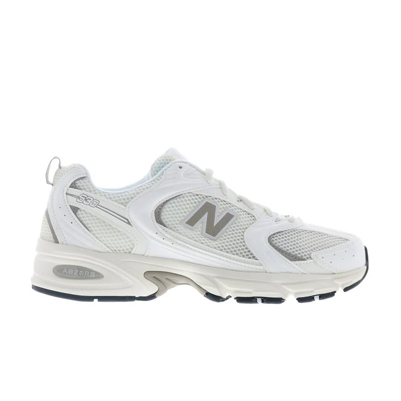 New Balance 530 U530CSB Mens White Mesh Lace Up Lifestyle Sneakers Shoes 10.5