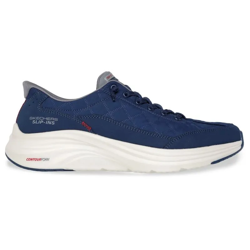 Tênis Casual Skechers Contour Foam Cozy Fit Masculino Azul 42