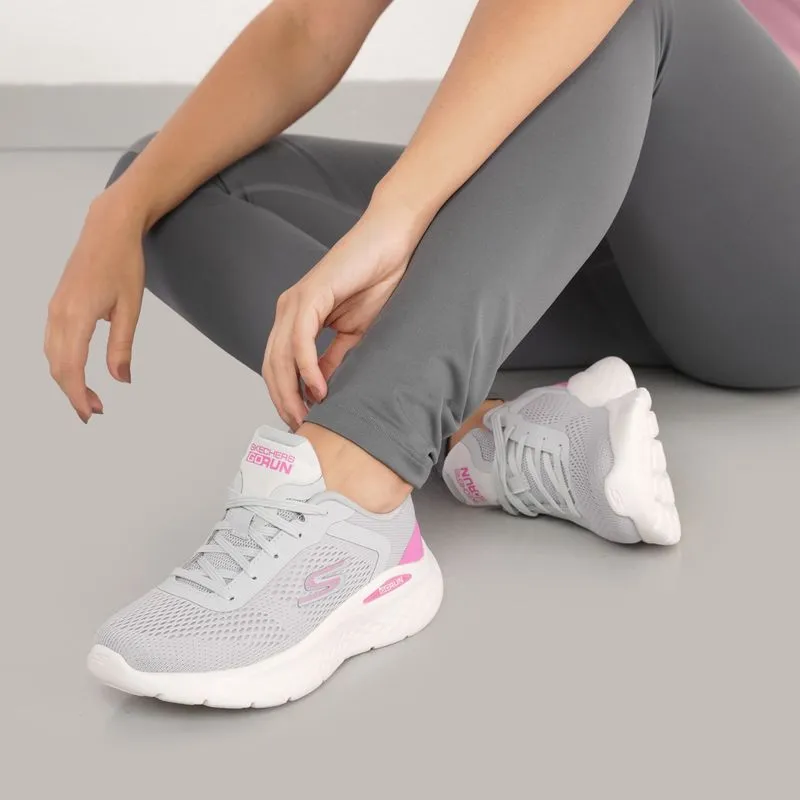 Tênis Skechers Cinza Go Run Lite Feminino CINZA ESCURO/ROSA CHOQUE - 37