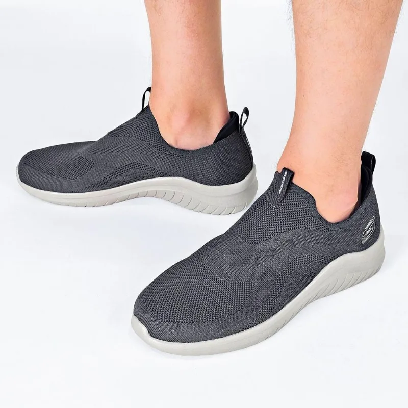 Tênis Skechers Masculino Sem Cadarço Ultra Flex 2.0 40 / Cinza