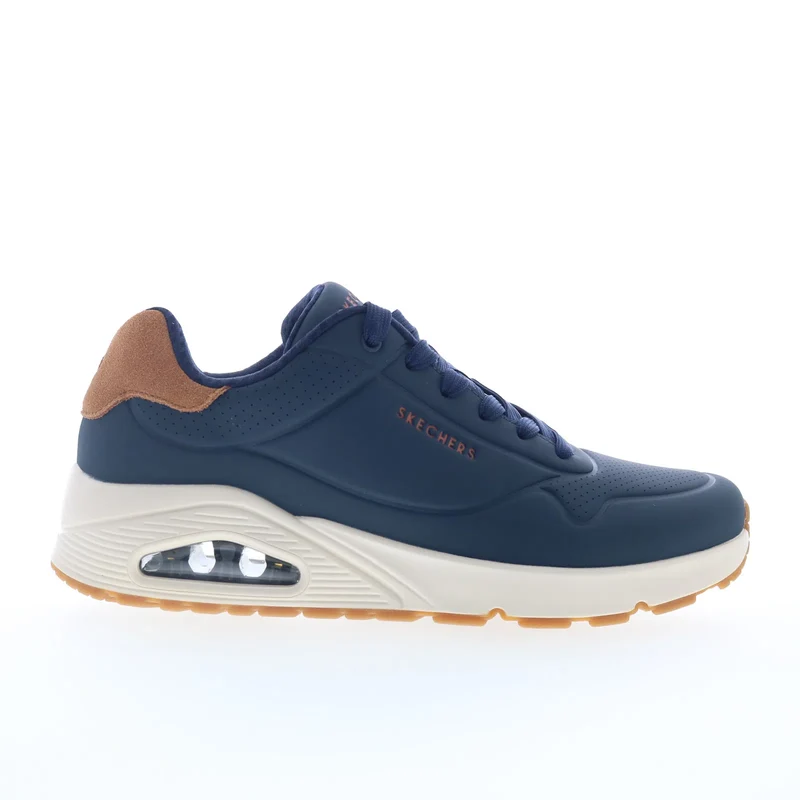 Skechers UNO - Suited On Air Mens Blue Wide Lifestyle Sneakers Shoes 11