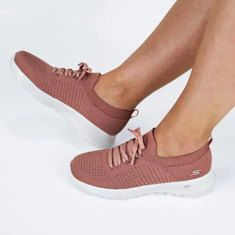 Tênis Skechers Feminino Go Walk Joy Fresh View 35 / Rosa