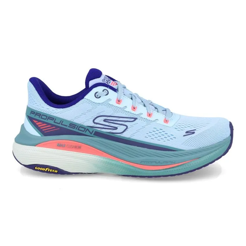 Tênis Skechers Max Cushioning Propulsion Feminino Azul AZUL/LARANJA - 34