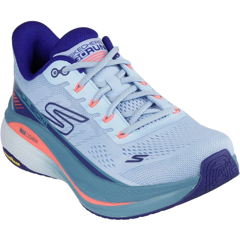 Skechers Performance Max Cushioning Propulsion Textile Women's Light Blue/Navy Sneakers UK 6 / EU 39 / US 9