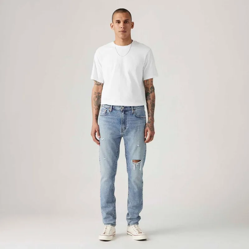 Calça Jeans Levi's® 510® Skinny Lavagem Clara com Rasgos - 28X34 USA | 36 BR