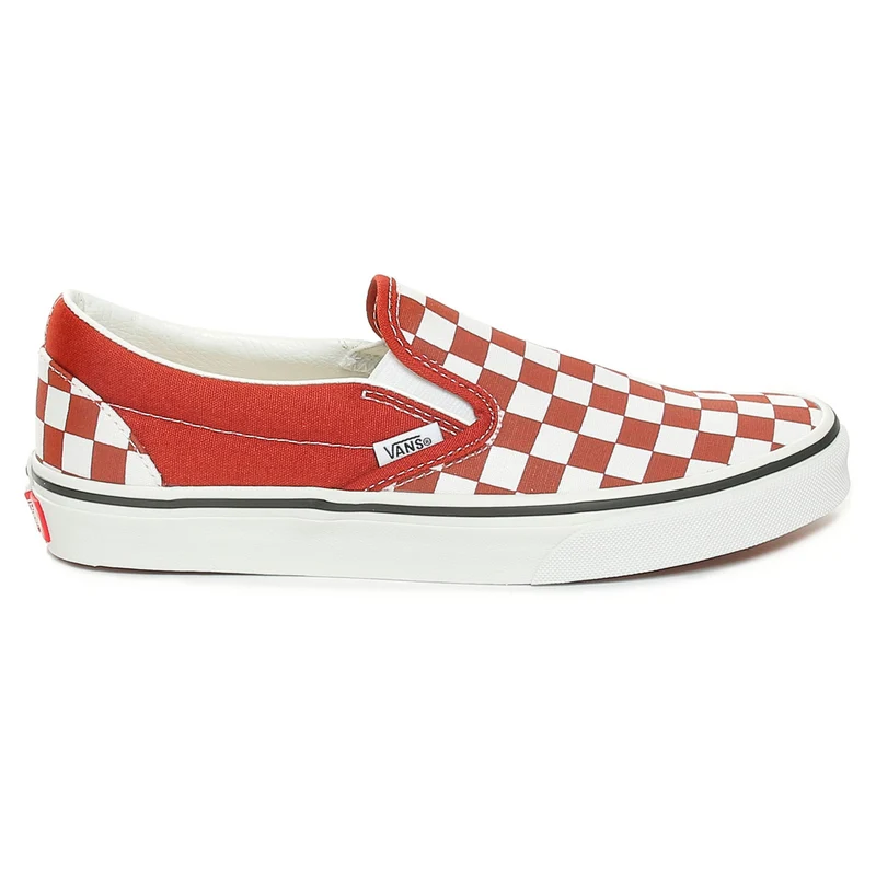 Sneakers Vans Classic Slip-On Checkerboard Bianco Marrone 36 1/2