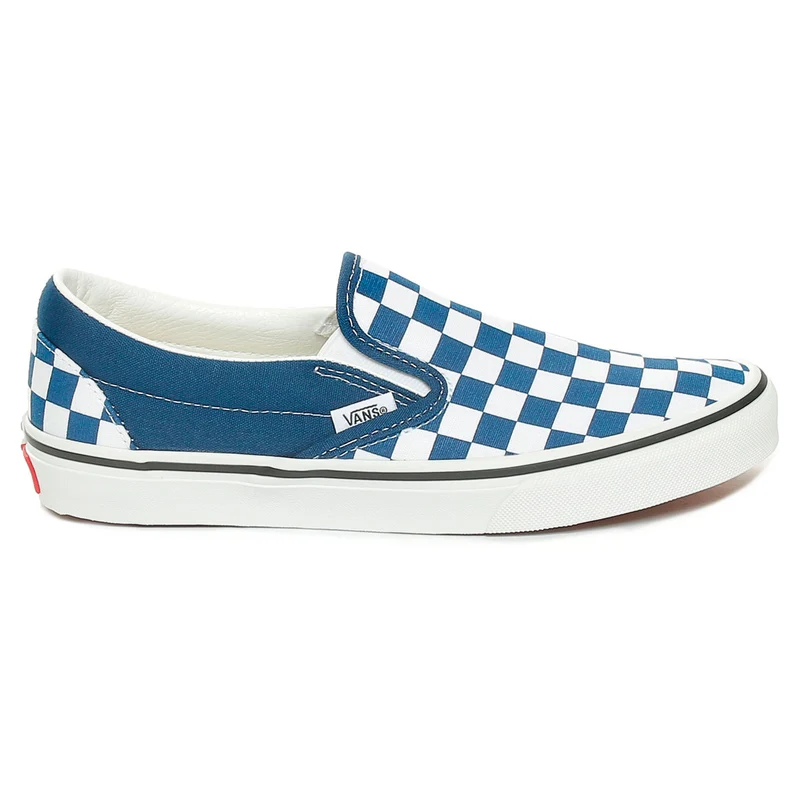 Sneakers Vans Classic Slip-On Color Theory Checkerboard Bianco Blu 42 1/2