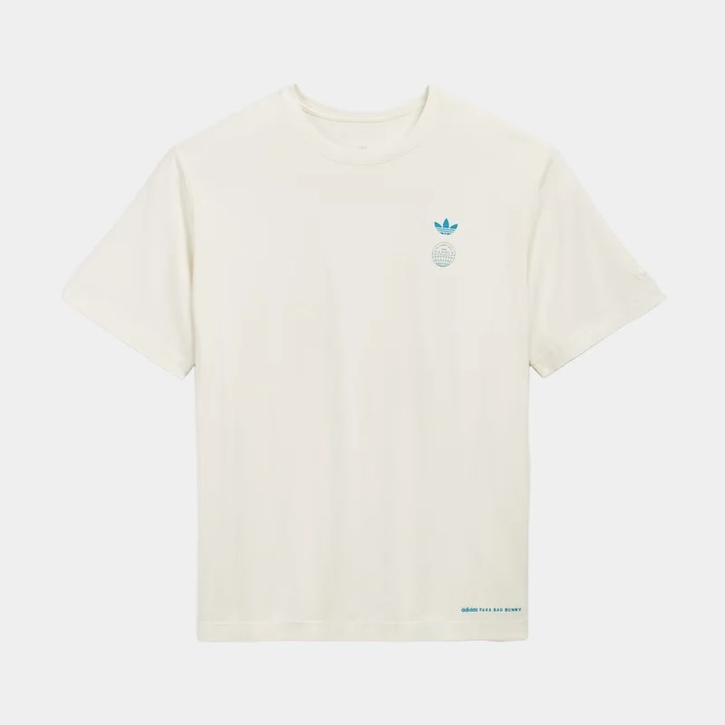 DTMF Bad Bunny Tokyo Heavyweight Merch Mens Short Sleeve Shirt (Cream White) L