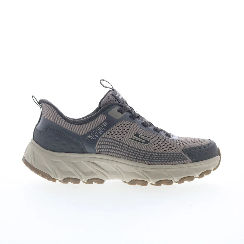 Skechers Slip-ins Hillcrest 2.0 237800-DKTP Mens Gray Athletic Hiking Shoes 8.5
