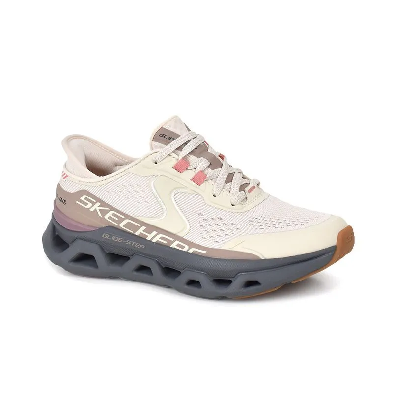 Zapatilla Skechers Slip-ins Glide-Step Altus Talle: 36 -Color: Crudo/Gris