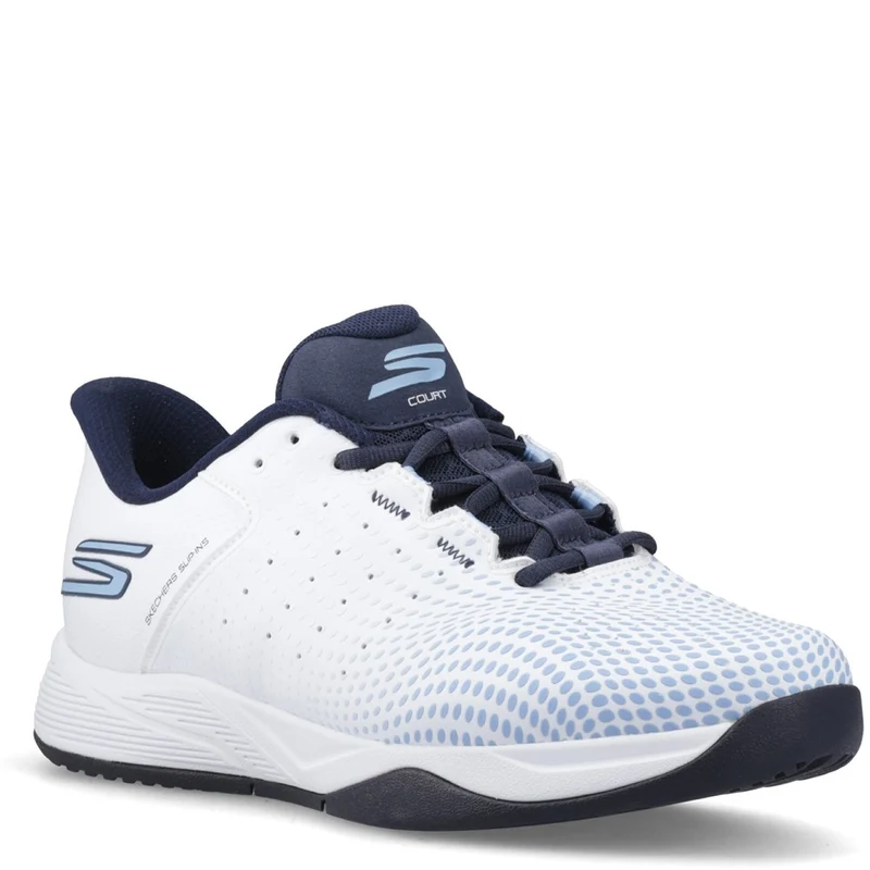 Skechers Slip-ins Relaxed Fit Viper Court Reload Trainers White Navy / 12