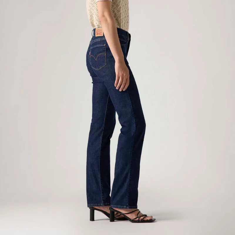 Calça Jeans Levi's® 314® Shaping Straight Lavagem Escura - 27X32 USA | 38 BR