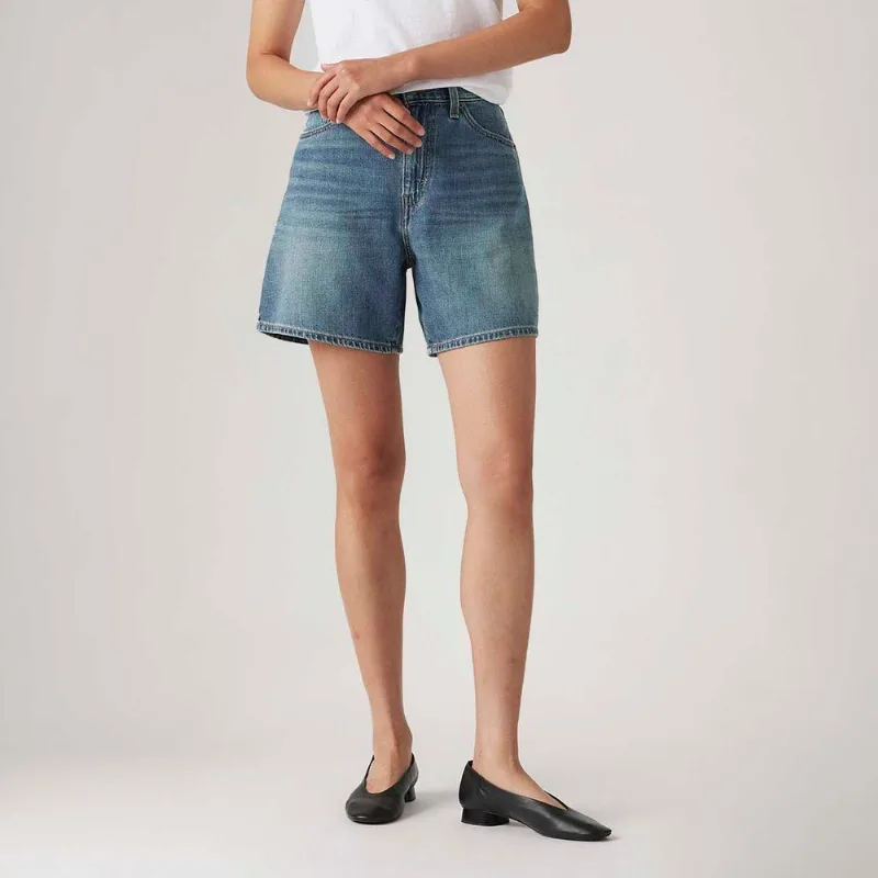 Short Jeans Levi's® High Baggy Lavagem Média - 28 USA | 39 BR