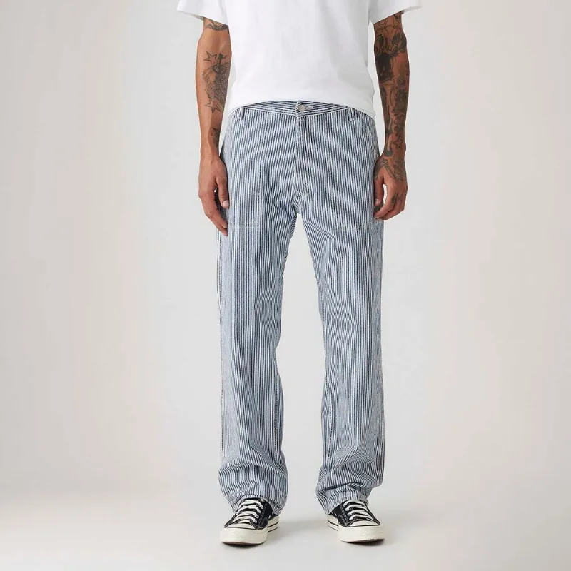 Calça Jeans Levi's® Relaxed Straight Lavagem Clara - 30X34 USA | 38 BR