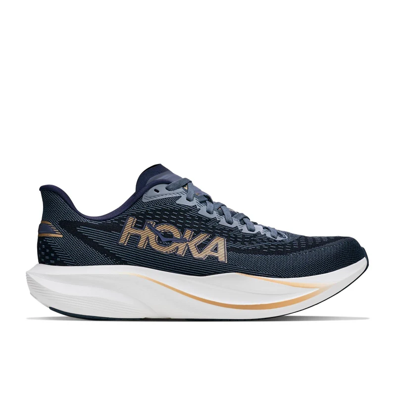 נעלי ריצה הוקה מאך 7 לגברים Hoka MACH 7 1171904/FVYG FADED NAVY/GOLD 48 / רוחב רגיל
