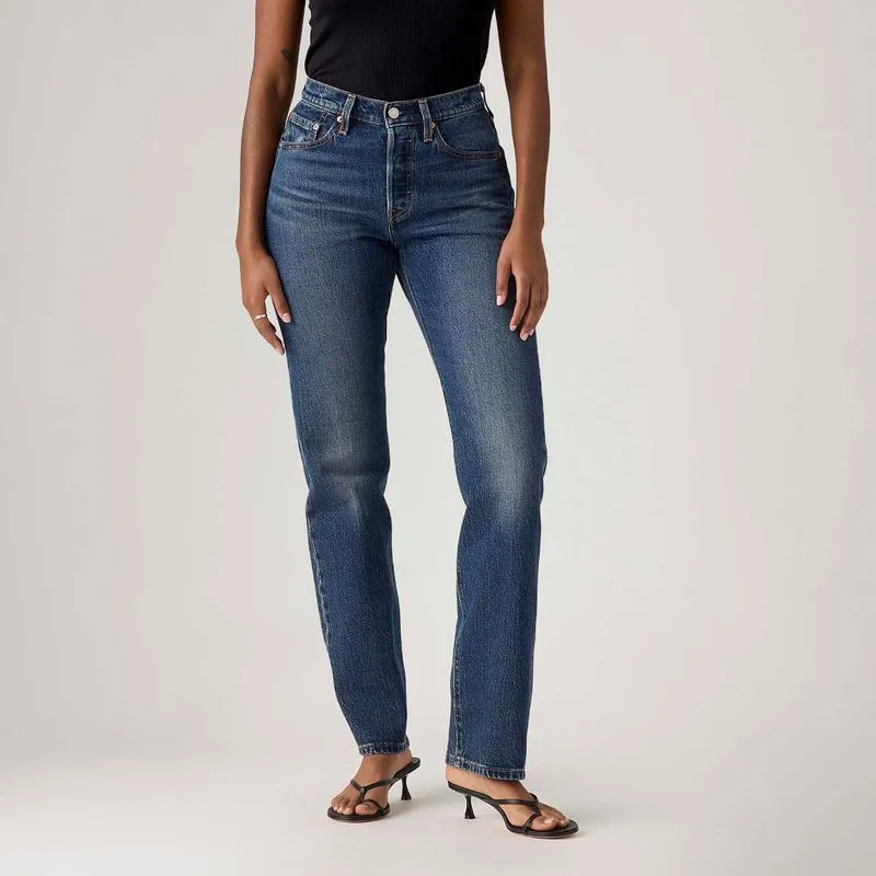 Calça Jeans Levi's® 501® Curve Lavagem Escura - 25X30 USA | 36 BR