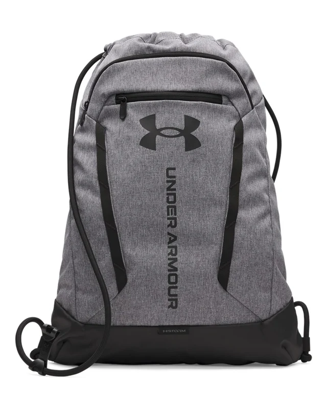 Under Armour 6000519 Hustle Sackpack - Castlerock Black Black Gray Black / One Size Fits Most