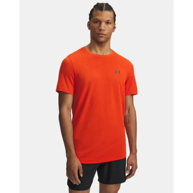 Camiseta de Treino Under Armour Vanish Seamless Masculina P Laranja