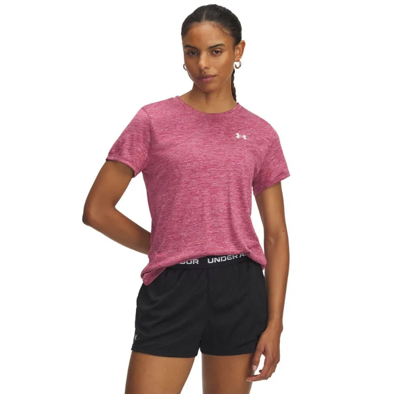 Camiseta de Treino Under Armour Tech Twist Feminina GG Rosa