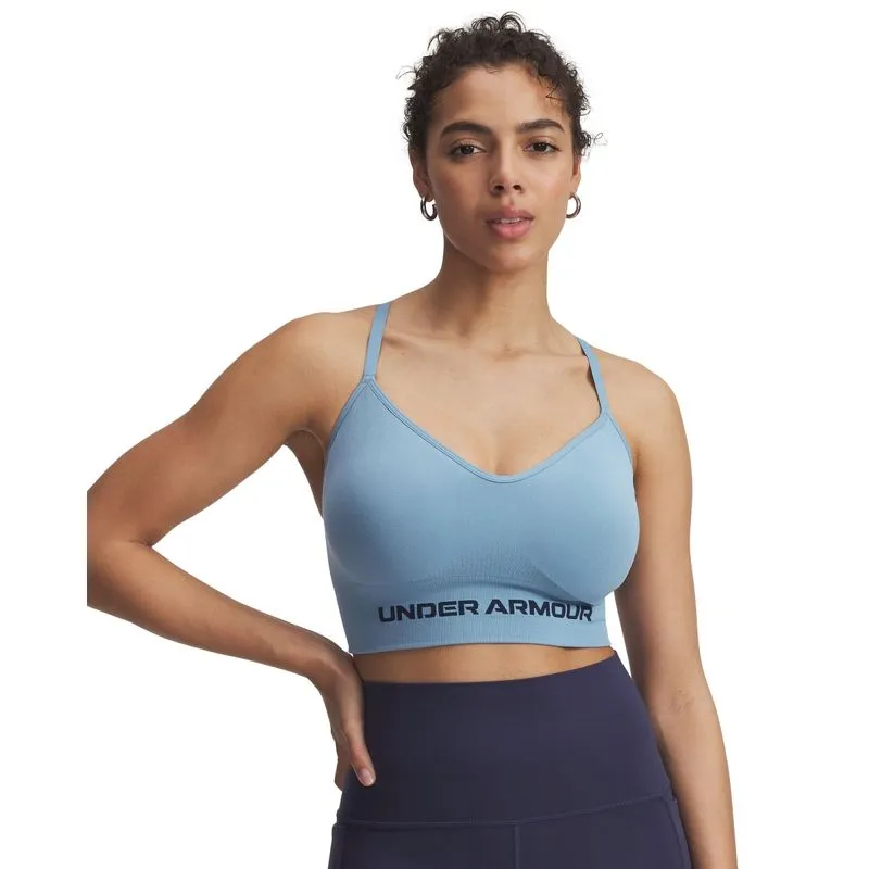 Top de Treino Under Armour Vanish Seamless Low Feminino M / Azul